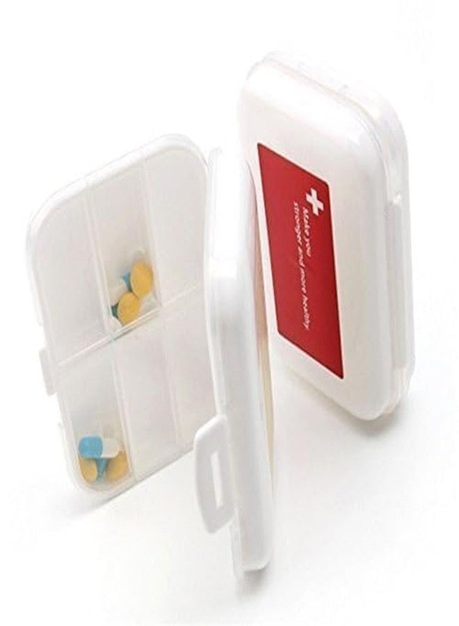 ZURITY Medicine Organizer Box Portable Medicine Box for Home 8 Compartments Pill Organizer Small Pill Case for Travel Daily Use. - Image 4
